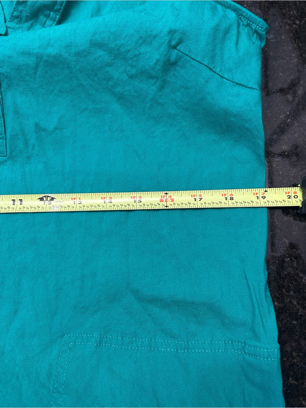 Tahari Green Sleeveless Linen Blend Shift Dress with Pockets Size 10 - Picture 9 of 10